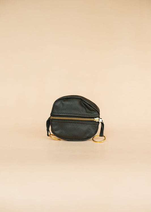 The Real McCaul Leathergoods Keyring Double Sided Key & Coin Pouch - Cowhide Australian Made Australian Owned Double Sided Key & Coin Pouch- MADE IN AUSTRALIA - Genuine Leather