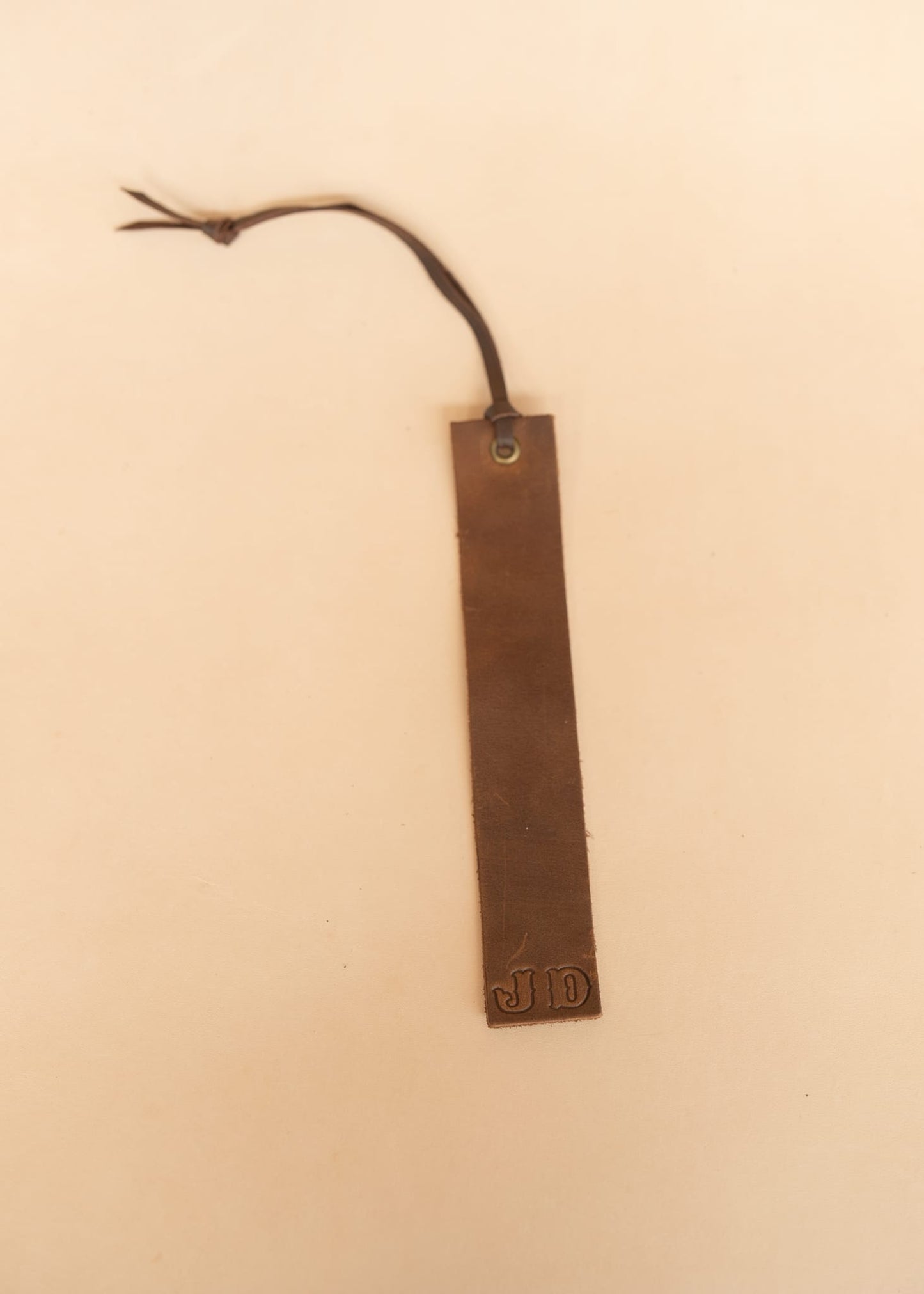The Real McCaul Leathergoods Personalised Bookmark Australian Made Australian Owned Personalised Embossed Leather Bookmark Handmade in Australia