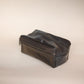 The Real McCaul Apparel & Accessories Dark Brown Toiletry Bathroom Washbag - Kangaroo Australian Made Australian Owned Toiletry Bathroom Washbag - Kangaroo