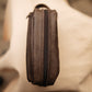 The Real McCaul Apparel & Accessories Small Toiletry Bathroom Bag - Cowhide Australian Made Australian Owned Leather Australian Made Toiletry Dopp Kit Shaving Bathroom Bag - Cowhide - Men's Gifts