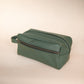 The Real McCaul Apparel & Accessories Toiletry Bathroom Washbag - Cowhide - Green Australian Made Australian Owned Leather Australian Made Toiletry Dopp Kit Shaving Bathroom Bag - Cowhide - Men's Gifts