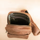 The Real McCaul Back Packs Crossover Backpack Sling Bag - Cowhide - Marble Brown Australian Made Australian Owned Leather ManBag Crossover Backpack Australian Made