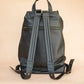 The Real McCaul Back Packs Large Deluxe Travel Laptop Backpack - Cowhide - Black Australian Made Australian Owned Leather Laptop/Travel Backpack Handmade in Australia- Kangaroo & Cowhide Leather
