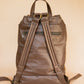 The Real McCaul Back Packs Large Deluxe Travel Laptop Backpack - Cowhide - Chestnut Australian Made Australian Owned Leather Laptop/Travel Backpack Handmade in Australia- Kangaroo & Cowhide Leather