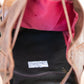 The Real McCaul Back Packs Large Deluxe Travel Laptop Backpack - Cowhide - Tan Australian Made Australian Owned Leather Laptop/Travel Backpack Handmade in Australia- Kangaroo & Cowhide Leather