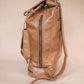 The Real McCaul Back Packs Large Deluxe Travel Laptop Backpack - Cowhide - Tan Australian Made Australian Owned Leather Laptop/Travel Backpack Handmade in Australia- Kangaroo & Cowhide Leather