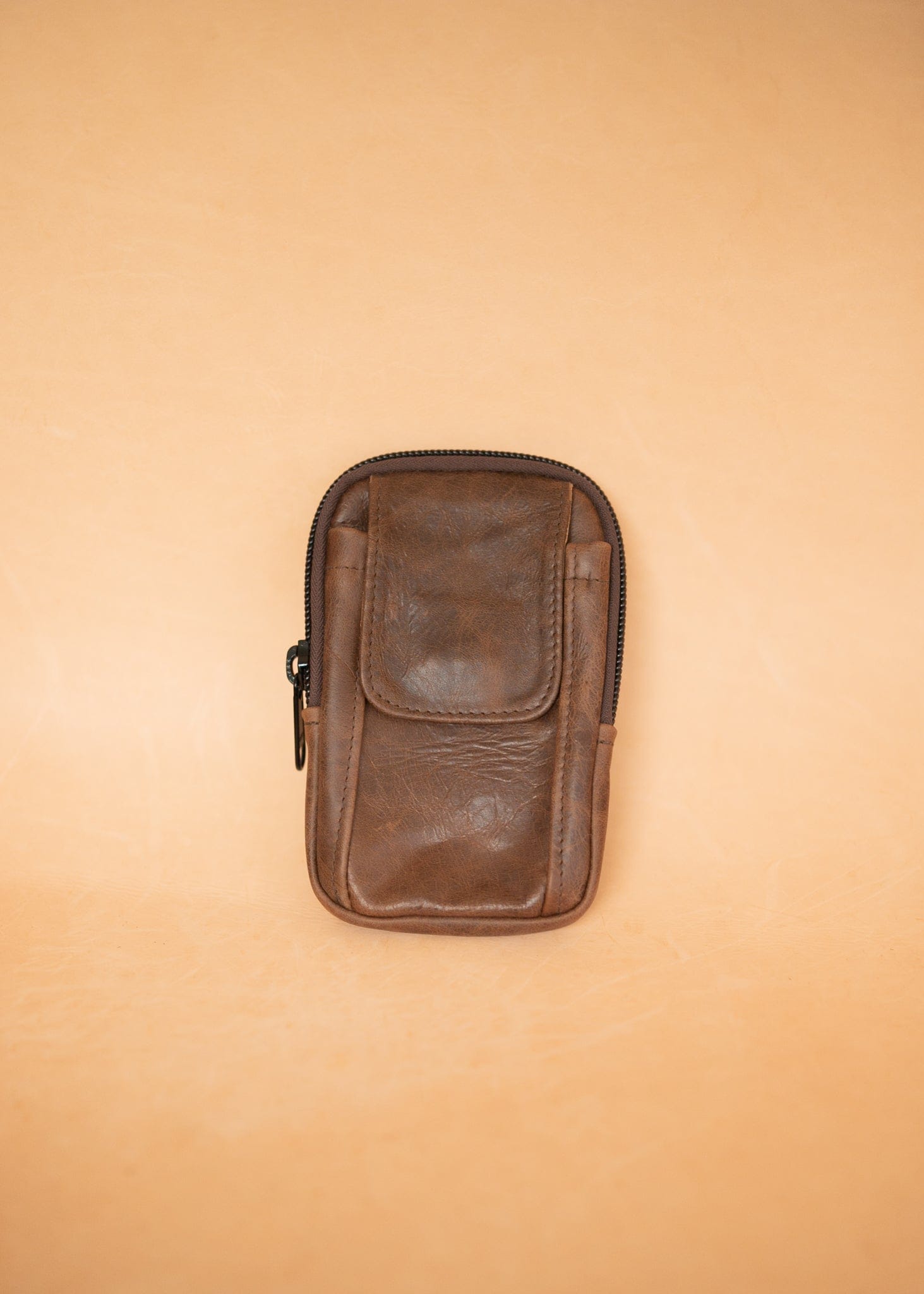 The Real McCaul Back Packs Marble Brown The Paul Utility Belt Pouch Bag Australian Made Australian Owned Leather ManBag Belt Pouch Phone Wallet Pouch Australian Made