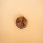 The Real McCaul Coin Purse Brown/Tan Twist Coin Pouch Australian Made Australian Owned Twist Coin Pouch - MADE IN AUSTRALIA - Kangaroo & Cowhide Genuine Leather