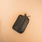 The Real McCaul Coin Purse Key Case Card Holder Wallet - Cowhide Australian Made Australian Owned Tri-Pocket Leather Pouch 