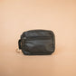 The Real McCaul Coin Purse Key Case Card Holder Wallet - Cowhide Australian Made Australian Owned Tri-Pocket Leather Pouch 