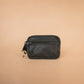 The Real McCaul Coin Purse Key Case Card Holder Wallet - Cowhide Australian Made Australian Owned Tri-Pocket Leather Pouch 