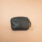 The Real McCaul Coin Purse Key Case Card Holder Wallet - Cowhide Australian Made Australian Owned Tri-Pocket Leather Pouch 