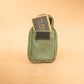 The Real McCaul Coin Purse Key Case Card Holder Wallet - Cowhide Australian Made Australian Owned Tri-Pocket Leather Pouch 