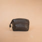 The Real McCaul Coin Purse Key Case Card Holder Wallet - Kangaroo Australian Made Australian Owned Tri-Pocket Leather Pouch 
