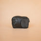 The Real McCaul Coin Purse Key Case Card Holder Wallet - Kangaroo Australian Made Australian Owned Tri-Pocket Leather Pouch 