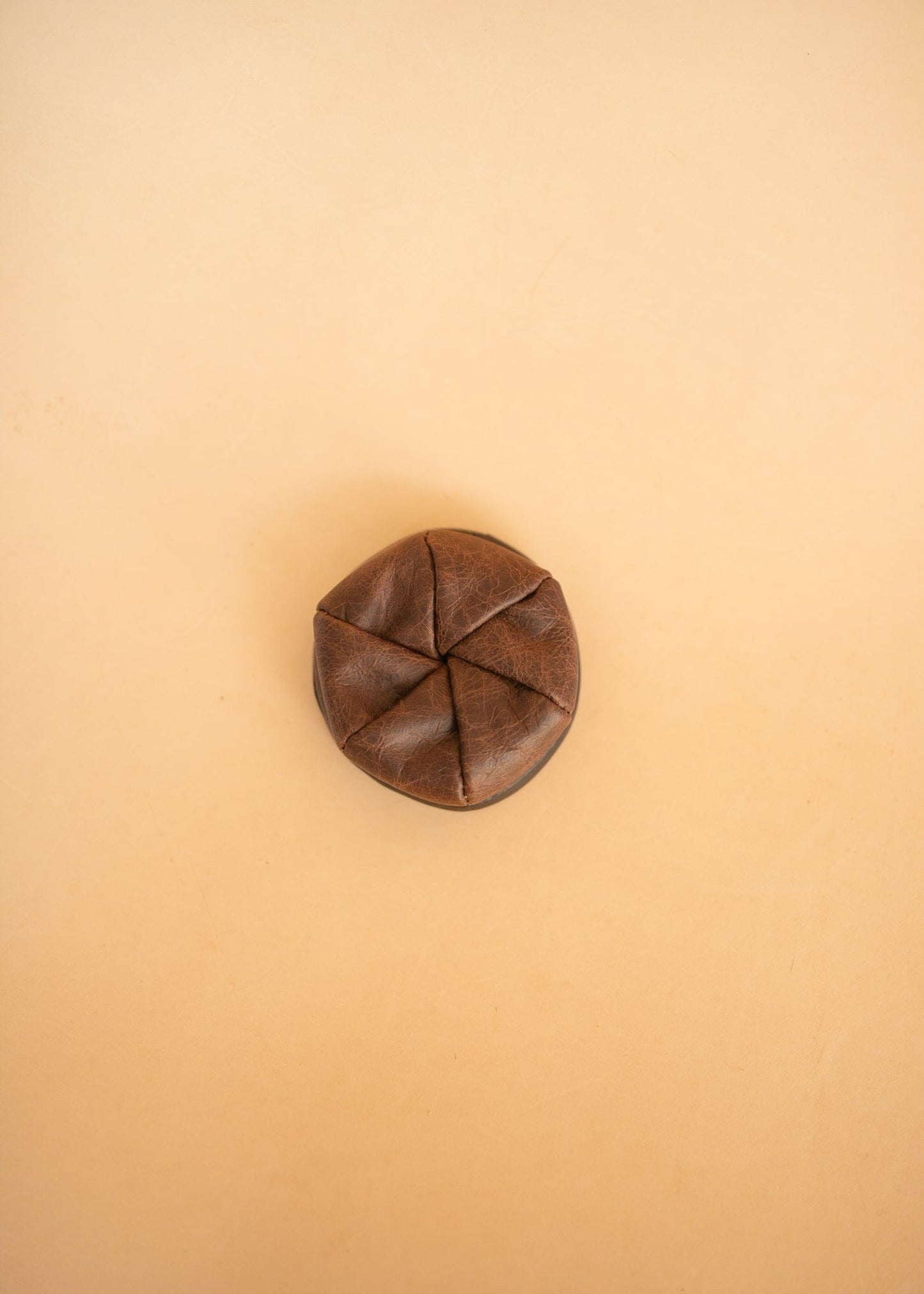 The Real McCaul Coin Purse Marble Brown Twist Coin Pouch Australian Made Australian Owned Twist Coin Pouch - MADE IN AUSTRALIA - Kangaroo & Cowhide Genuine Leather