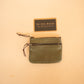 The Real McCaul Coin Purse Mini Paula Zip Pouch - Cowhide Australian Made Australian Owned Paula Zip Leather Pouch Purse- Made in Australia Cowhide leather