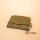 The Real McCaul Coin Purse Mini Paula Zip Pouch - Kangaroo Australian Made Australian Owned Paula Zip Leather Pouch Purse- Made in Australia Cowhide leather