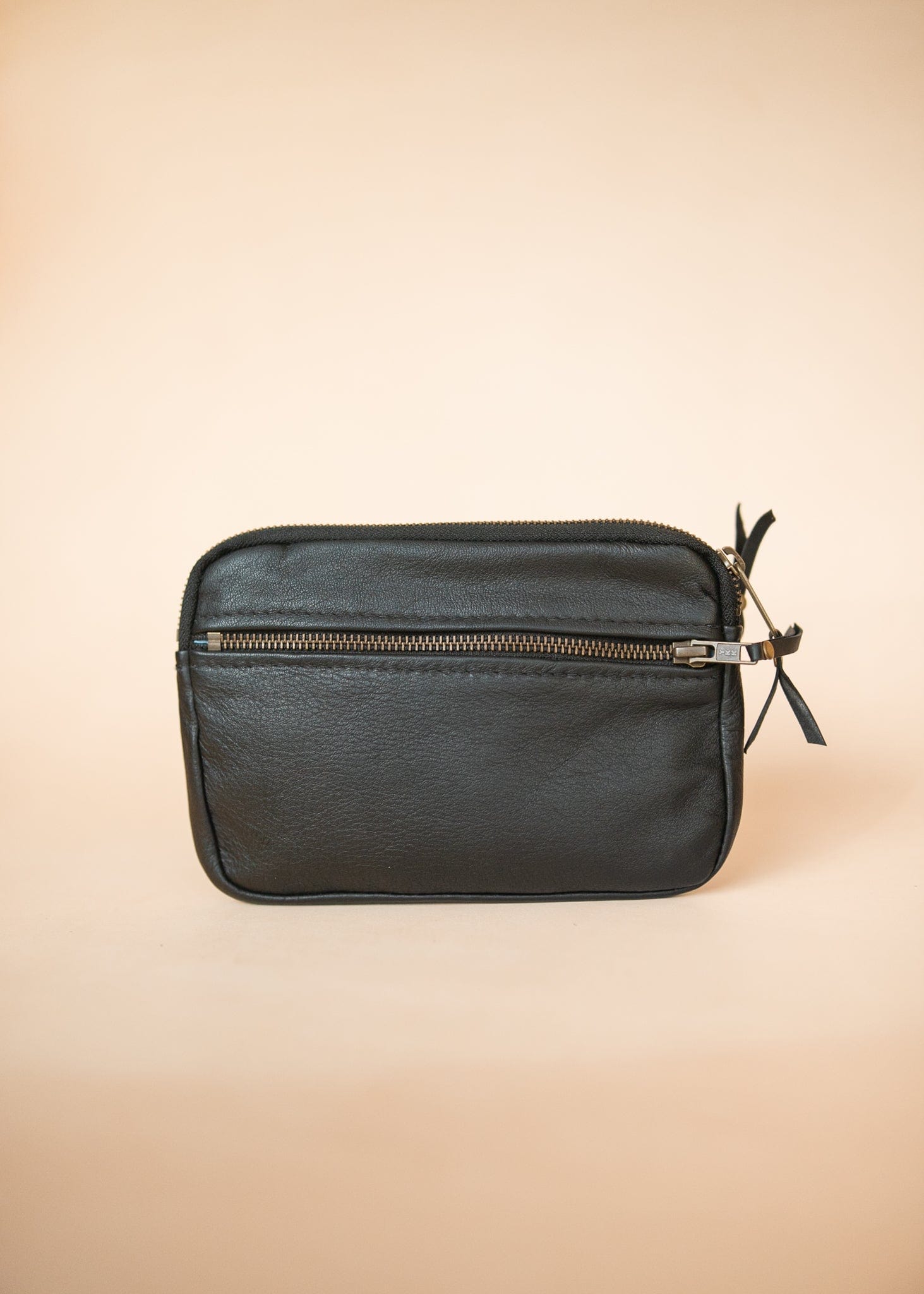 The Real McCaul Coin Purse Parker Pouch - Cowhide Australian Made Australian Owned Tri-Pocket Leather Pouch 