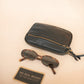 The Real McCaul Coin Purse Parker Pouch - Cowhide Australian Made Australian Owned Tri-Pocket Leather Pouch 