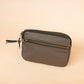 The Real McCaul Coin Purse Parker Pouch - Cowhide Australian Made Australian Owned Tri-Pocket Leather Pouch 