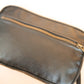 The Real McCaul Coin Purse Parker Pouch - Kangaroo Australian Made Australian Owned Tri-Pocket Leather Pouch 