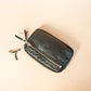 The Real McCaul Coin Purse Parker Pouch - Kangaroo Australian Made Australian Owned Tri-Pocket Leather Pouch 