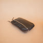 The Real McCaul Coin Purse Parker Pouch - Kangaroo Australian Made Australian Owned Tri-Pocket Leather Pouch 