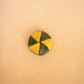 The Real McCaul Coin Purse Yellow/Green Twist Coin Pouch Australian Made Australian Owned Twist Coin Pouch - MADE IN AUSTRALIA - Kangaroo & Cowhide Genuine Leather