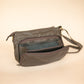 The Real McCaul Handbags Annette HandBag - Small - Cowhide - Dark Brown Australian Made Australian Owned Women's HandBags- Made in Australia Kangaroo & Cowhide Leather