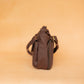 The Real McCaul Handbags Annette HandBag - Small - Cowhide - Plum Australian Made Australian Owned Women's HandBags- Made in Australia Kangaroo & Cowhide Leather