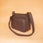 The Real McCaul Handbags Annette HandBag - Small - Cowhide - Plum Australian Made Australian Owned Women's HandBags- Made in Australia Kangaroo & Cowhide Leather