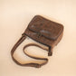 The Real McCaul Handbags Annette HandBag - Small - Cowhide - Premium Marble Brown Australian Made Australian Owned Women's HandBags- Made in Australia Kangaroo & Cowhide Leather