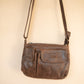 The Real McCaul Handbags Annette HandBag - Small - Cowhide - Premium Marble Brown Australian Made Australian Owned Women's HandBags- Made in Australia Kangaroo & Cowhide Leather