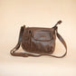 The Real McCaul Handbags Annette HandBag - Small - Cowhide - Premium Marble Brown Australian Made Australian Owned Women's HandBags- Made in Australia Kangaroo & Cowhide Leather