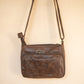 The Real McCaul Handbags Annette HandBag - Small - Cowhide - Premium Marble Brown Australian Made Australian Owned Women's HandBags- Made in Australia Kangaroo & Cowhide Leather