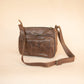 The Real McCaul Handbags Annette HandBag - Small - Cowhide - Premium Marble Brown Australian Made Australian Owned Women's HandBags- Made in Australia Kangaroo & Cowhide Leather