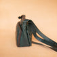 The Real McCaul Handbags Annette HandBag - Small - Kangaroo - Juniper Green Australian Made Australian Owned Made in Australia Handbag- Small Annette HandBag Crossbody Bag Genuine Kangaroo Leather