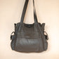 The Real McCaul Handbags Dark Brown The Polly Tote Handbag - Cowhide Australian Made Australian Owned Partition Leather Handbag- Kangaroo & Cowhide Australian Made