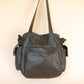 The Real McCaul Handbags Dark Brown The Polly Tote Handbag - Premium Kangaroo Australian Made Australian Owned Partition Leather Handbag- Kangaroo & Cowhide Australian Made