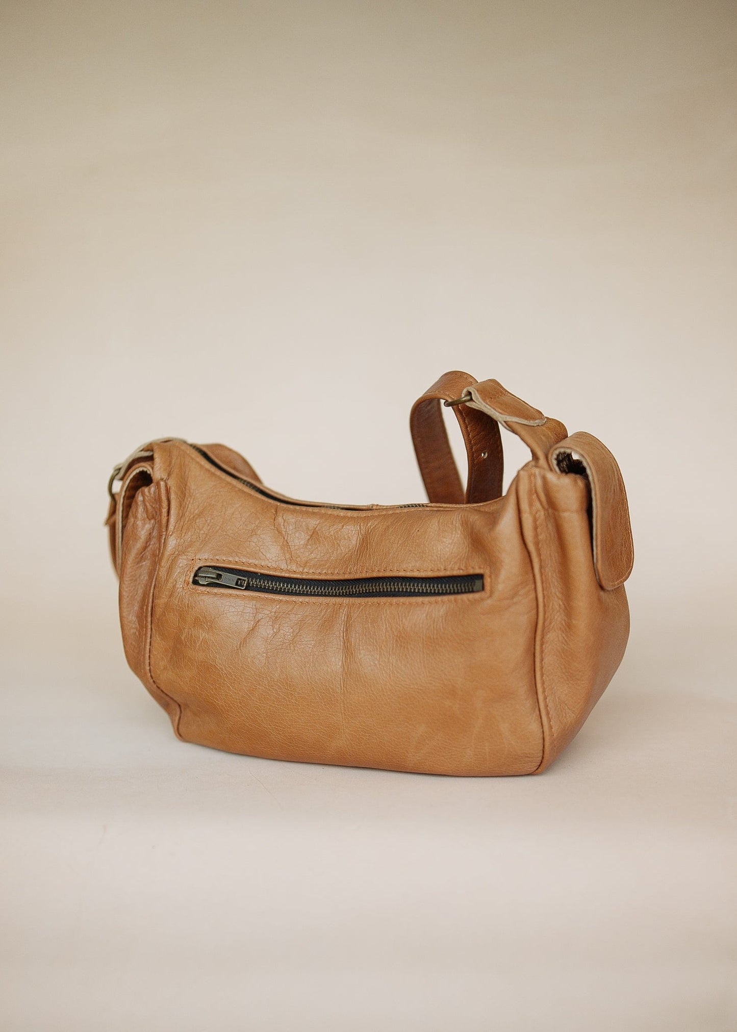 The Real McCaul Handbags The Faye Bag - Tan Australian Made Australian Owned Made in Australia Handbag- Faye Crossbody Shoulder Bag Genuine Leather