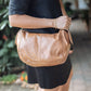 The Real McCaul Handbags The Faye Bag - Tan Australian Made Australian Owned Made in Australia Handbag- Faye Crossbody Shoulder Bag Genuine Leather