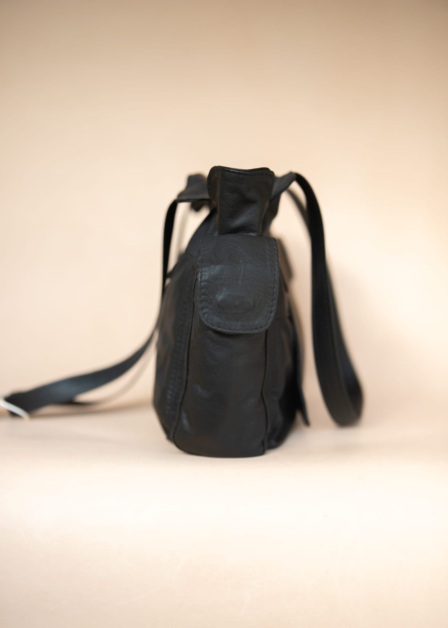 The Real McCaul Handbags The Polly Tote Handbag - Cowhide Australian Made Australian Owned Partition Leather Handbag- Kangaroo & Cowhide Australian Made