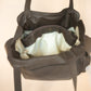 The Real McCaul Handbags The Polly Tote Handbag - Cowhide Australian Made Australian Owned Partition Leather Handbag- Kangaroo & Cowhide Australian Made