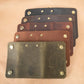The Real McCaul Keyring Key Case Wallet Australian Made Australian Owned Tri-Pocket Leather Pouch 