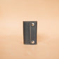 The Real McCaul Keyring Traditional Key Case Wallet Australian Made Australian Owned Tri-Pocket Leather Pouch 