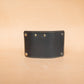 The Real McCaul Keyring Traditional Key Case Wallet Australian Made Australian Owned Tri-Pocket Leather Pouch 