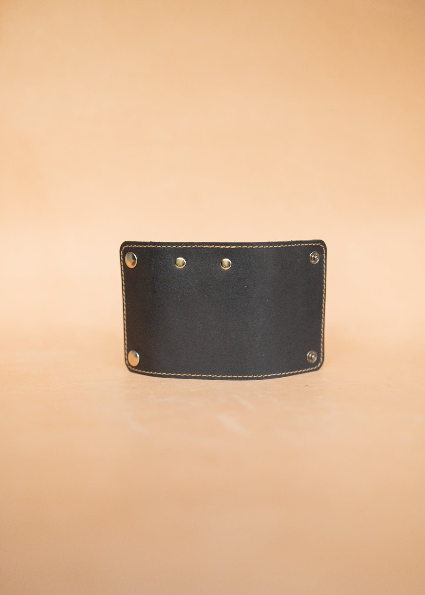 The Real McCaul Keyring Traditional Key Case Wallet Australian Made Australian Owned Tri-Pocket Leather Pouch 