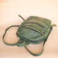 The Real McCaul Leathergoods Back Packs The Annie Backpack - Large - Cowhide - Green Marble Australian Made Australian Owned Leather Backpacks Made in Australia