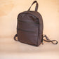 The Real McCaul Leathergoods Back Packs The Annie Backpack - Large - Cowhide - Plum Australian Made Australian Owned Leather Backpacks Made in Australia